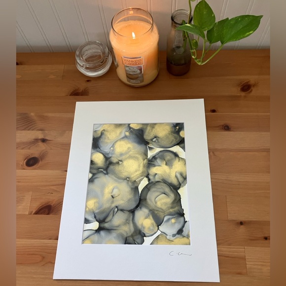 Artisan Other - New Original Signed Artwork Alcohol Ink on Paper 160